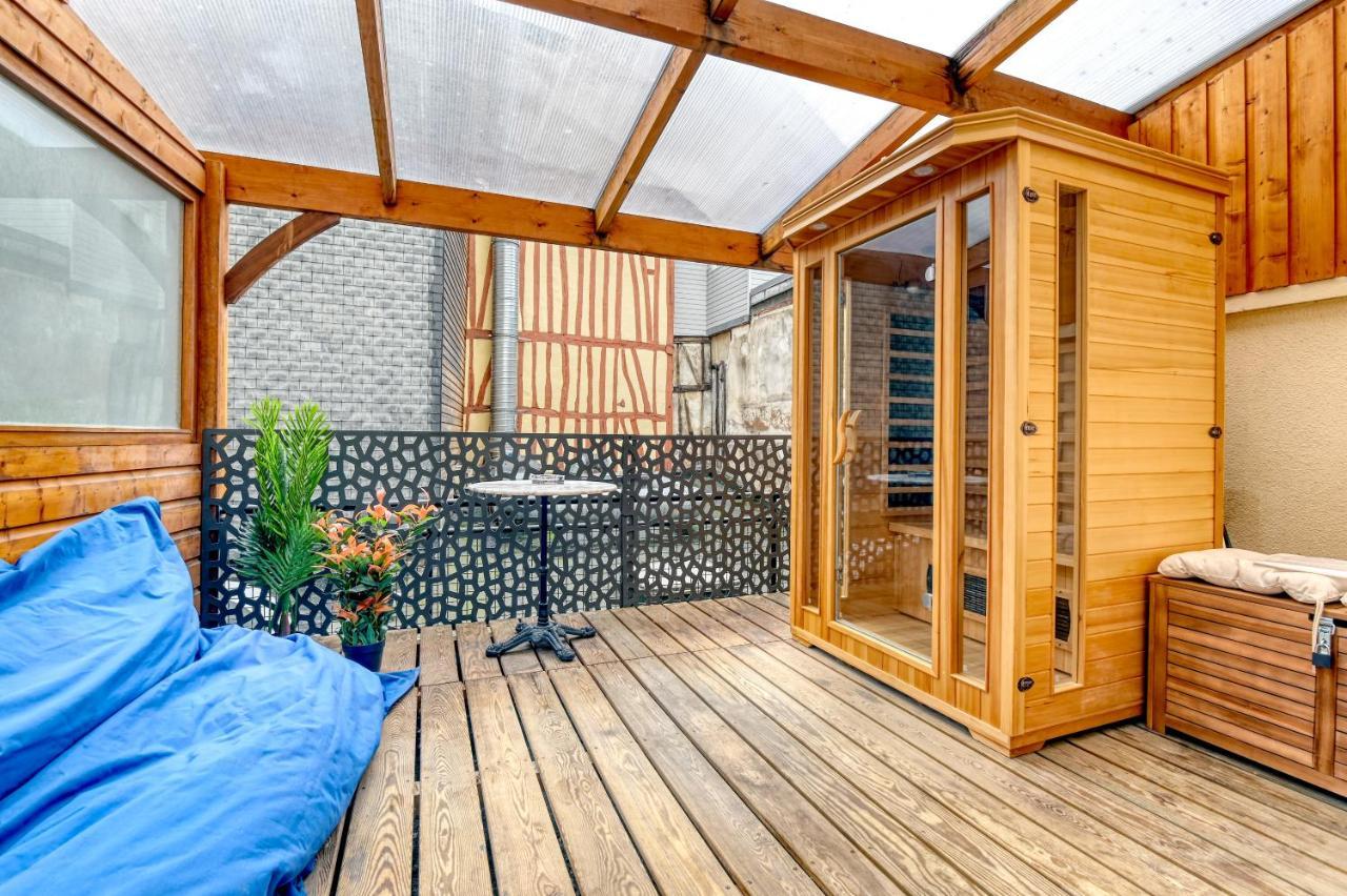 Glamour Chic En Hyper Centre Pour 4 - Wifi - Sauna Pour 2 - Mylittlestay Rouen Luaran gambar
